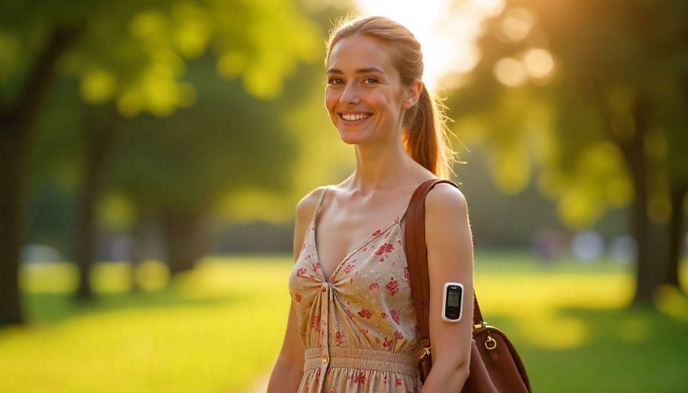 Glucose Monitor on the Arm is in Vogue